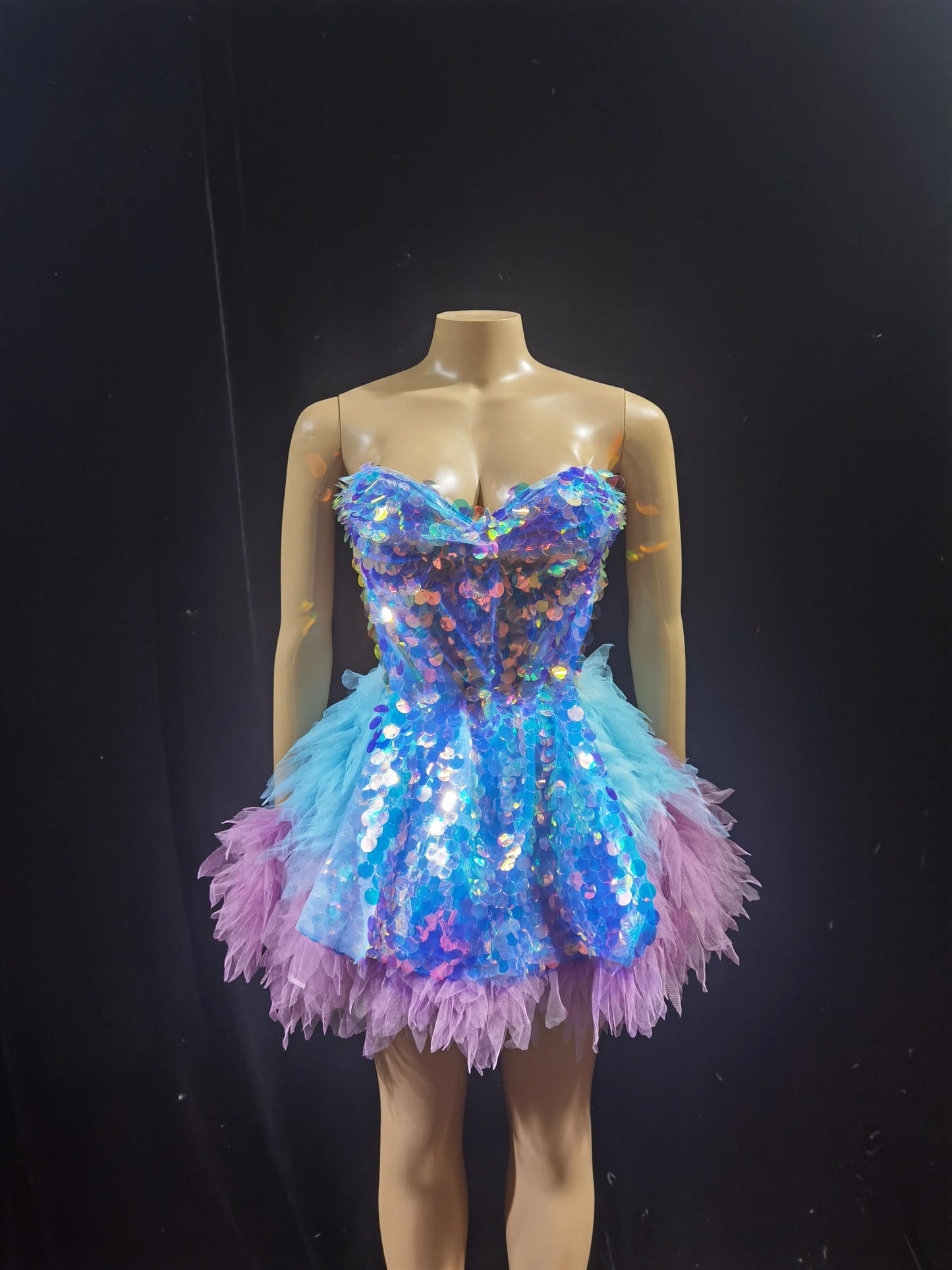 Heavy Industry Diamond Skincare DressEvent Party Performance Nightclub StageD] Singer Model G0G0 sexyPerformance Dress
