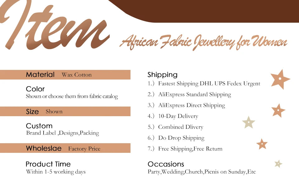 Ankara African Shawl Collar Women Multi Strands Net Necklace and 1 Headband and10 bracelets Handmade Jewelry SP159