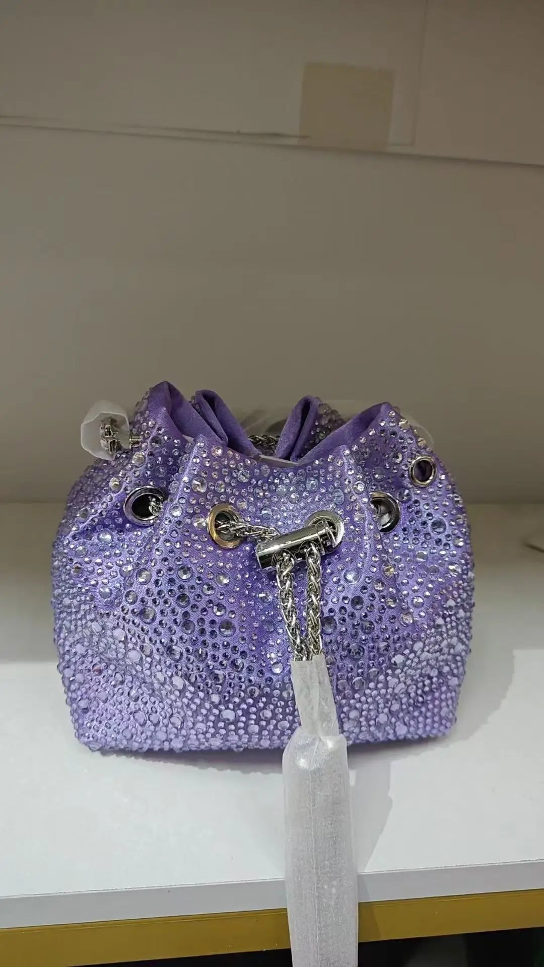 Wedding Party Clutch Purse Glitter Shiny Diamond Banquet Bag Women's Handbag Luxury Fashion Evening Bag Shoulder Chain Bag