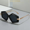 New Unique Women Fashion Sunglasses Retro Unique Lens Special Shades UV400 Men Punk Oversized Sun Glasses UV400