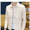 Men Jacket Fashion loose lapel-up Spring Autumn retro men Coat Casual Cargo jacket Solid Color Loose male Outerwear