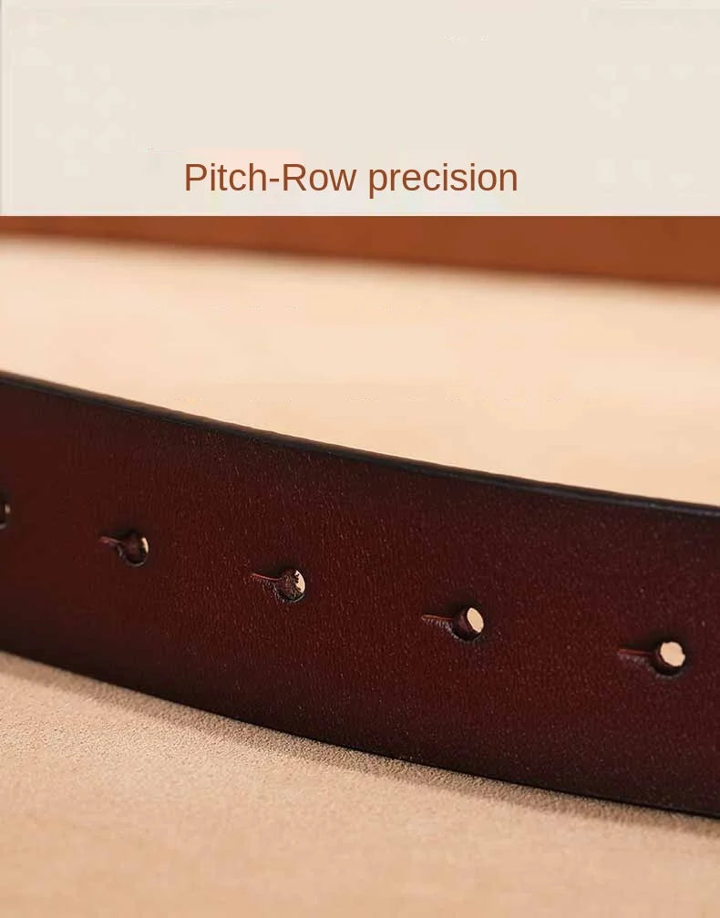 High Quality Smooth Buckle Belt Men's Genuine Leather Pure Cowhide Letter V Jeans Belt for Men Women Luxury Male Belt Designers