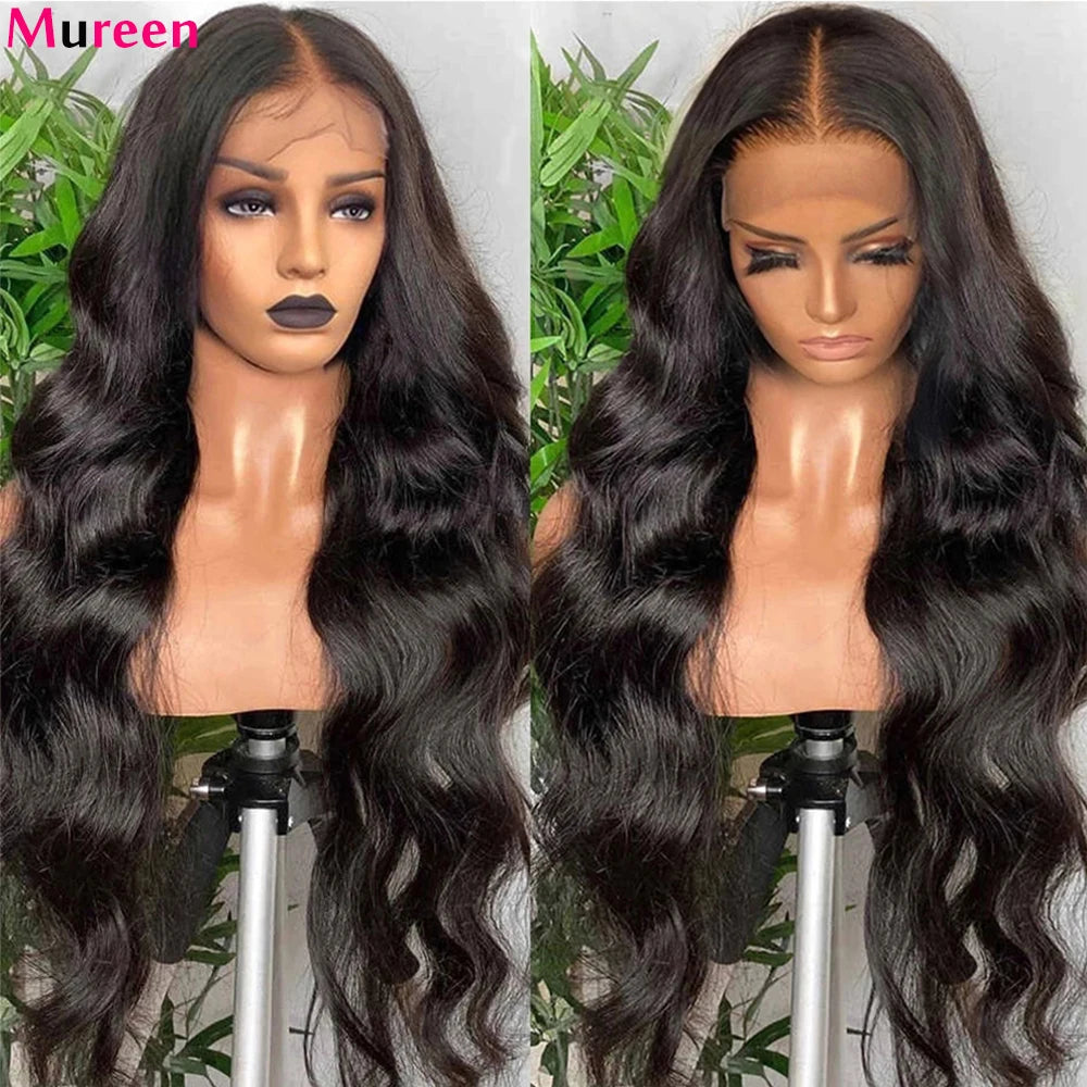 250% Density 13x6 Body Wave Lace Front Wigs Human Hair Pre Plucked 13x4 HD Transparent Lace Frontal Wigs Human Hair for Women