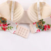Explosive French Simple British Ice Silk Bra One Piece Thick Cup Girls Gathering No Steel Rings Women's Underwear