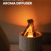 KINSCOTER Simulated Flame Aroma Diffuser Bonfire Air Humidifier Ultrasonic Cool Mist Maker Fogger LED Essential Oil Lamp Difusor