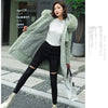 Winter Parka 2024 New Women Jacket Clothes Long Coat Wool Liner Hooded Jacket Fur Collar Thick Warm Snow Wear Fashion Parka