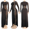 Women Sexy Mesh Rhinestone Irregular Skinny Jumpsuits