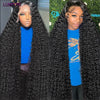 Deep Wave Human Hair Bundles 3/4 Bundles Deal Malaysian Hair Weaves 100% Rew Curly Human Hair Extensions 8-40 inch Virgin Hair