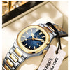 POEDAGAR Luxury Square Watch for Woman Waterproof Luminous Date Ladies Watch Stainless Steel Quartz Women's Watches Female Reloj