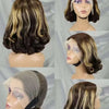 Loose Wave Human Hair Wigs for Black Women 1BT4 Color 13x4 HD Lace Frontal 200% Density Brazilian Fumi Human Hair Wigs