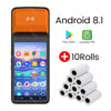 Handheld Commercial PDA Android 8.1/13 Bulit-in 58mm Thermal Receipt Printer NFC Optional for Cafeteria WIFI Bluetooth Connect