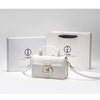 Luxury Designer Bags with High Quality Alligator Printing Leather and Delicate Metal Design Women's Portable Shoulder Bag