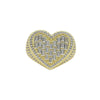 Full Micro Paved CZ Hollow Heart Ring High Quality Iced Out Bling Cubic Zirconia For Women Girlfriend Valentines Finger Jewelry