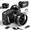 NBD 4K Digital Camera Ultra 48MP Camera Vlogging Camera with Wide Angle Lens 16X Digital Zoom 3.0 Inch Screen Camera