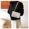 Fashionable Mini Quilted Embossed Chain Shoulder Bag Simple And Versatile Diagonal Crossbody Bag For Women Square Handbag