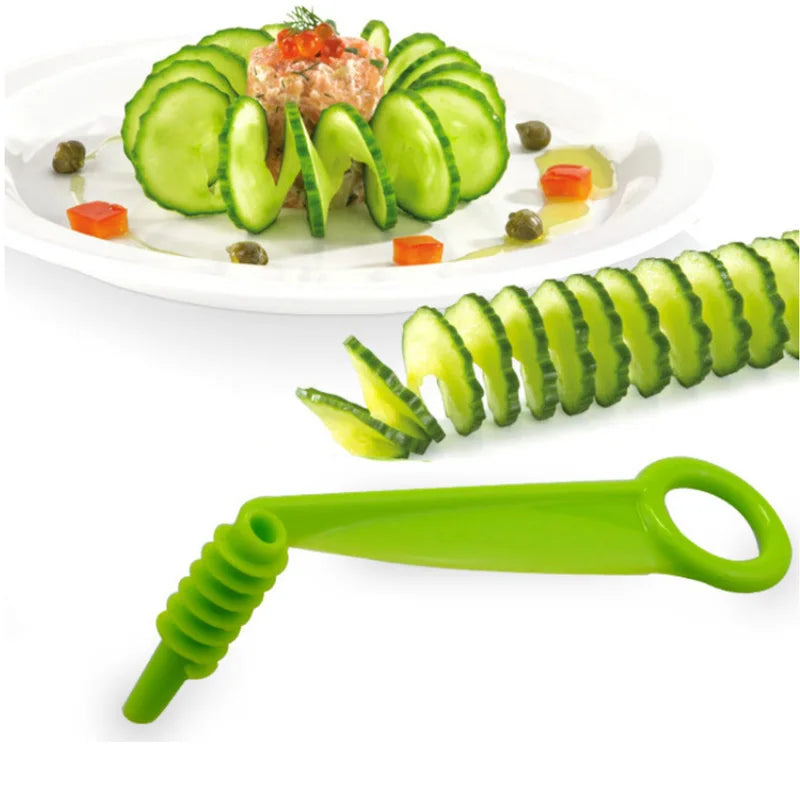 Protable Potato BBQ Skewers For Camping Chips Maker potato slicer Potato Spiral Cutter Barbecue Tools Kitchen Accessories