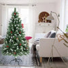 8-foot Tall Christmas Tree , Spray White on the head With Haw and Pine Nut,  for Holiday Decoration