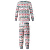 Christmas Family Matching Pajamas Set 2025 Mom Dad Kids Elk Print 2Pcs Clothes Baby Romper Family Look Soft Sleepwear Xmas Gift