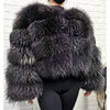 2025 MAOMAOKONG Natural Real Fox Fur Coat Women Winter Long Sleeve Luxury Raccoon Fur Jackets Thick Top Female Furry Coat Vest