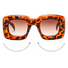 New Children's Fashion Square Sunglasses Cute Baby Protective Sun Glasses Boys And Girls UV Protection Eyewear UV400 Goggles