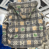 2023 European Station Winter New Down Jacket Women's Warm Fashion Short Color Patchwork Graffiti thick White Duck Down Coa