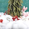 Fluffy Artificial Fake Snow Christmas Fake Cotton Decoration Set for Snow Fight Indoor Scene Xmas Village Tree Decor Doll Filler