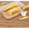 Protable Potato BBQ Skewers For Camping Chips Maker potato slicer Potato Spiral Cutter Barbecue Tools Kitchen Accessories