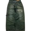2024 New American Trend Retro Hip-hop Embroidery Pattern Baggy Jeans For Men And Women Y2K Harajuku Gothic Wide Pants Streetwear