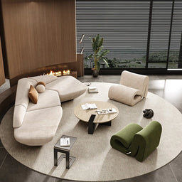 Aesthetics Curved Luxury Sofa Leisure Reception Corner Cute Sofa Office Negotiation Designer Art Muebles Entrance Hall Furniture