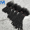 Dreadlock Extension Human Hair 0.6cm Thickness 8 Inch Full Handmade Permanent Locs Can Be Dyed and Bleached for Women Men