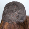 Lekker 12" Short Brown Wolf Cut Straight Bob Human Hair Wigs With Bangs For Women Brazilian Remy Hair Ready to Wear Glueless Wig