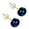 Natural Freshwater Pearl Stud Earrings Real 925 Sterling Sliver Earring Cultured White Pearl for Women Earring Jewelry Wholesale