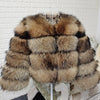 2025 MAOMAOKONG Natural Real Fox Fur Coat Women Winter Long Sleeve Luxury Raccoon Fur Jackets Thick Top Female Furry Coat Vest