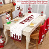 Christmas Table Runner Merry Christmas Decoration for Home Table 2024 Xmas Ornament Navidad Notal Noel Happy New Year Gifts 2025