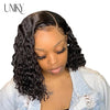 13x4 Lace Frontal Human Hair Wigs Deep Curly Short Curly Bob Wig for Black Women Brown Blonde Highlight Wig Human Hair Full Wig