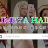 AIMEYA Dark Purple Wig Long Silky Straight Synthetic Lace Front Wig Natural Hairline Daily Wear Cosplay Purple Lace Front Wig