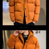 Men Harajuku Colorful Bubble Coat Winter Jacket 2024 Mens Streetwear Hip Hop Parka Korean Yellow Black Clothes Puffer Jackets