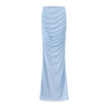 Suninheart Elegant Women 2 Piece Dress Set 2024 Strapless Bodycon Crop Top and Maxi Skirt Set Formal Wedding Guest Party Dress