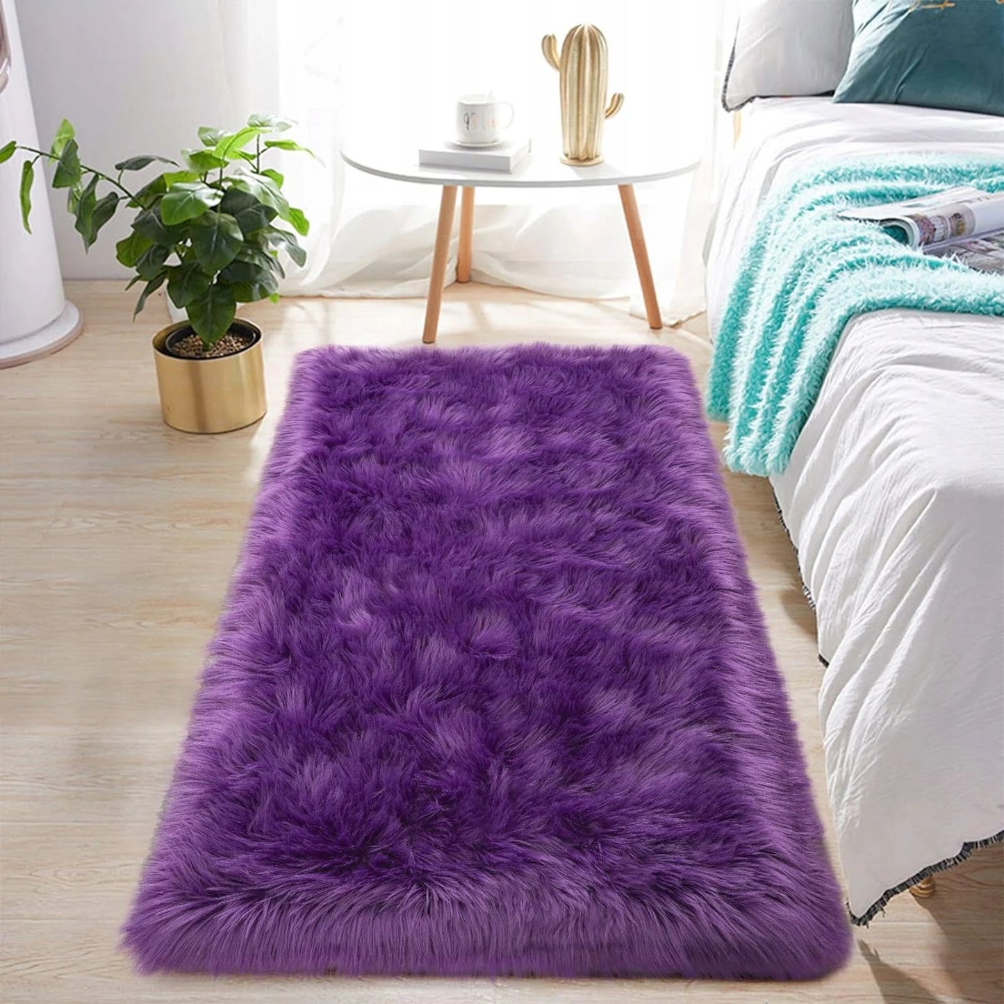 Soft Faux Fur Wool Carpet Area Rug Fluffy Carpets for living room hairy rugs for Bedroom home decor sofa cover floor mats