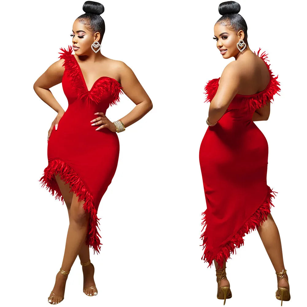 Wmstar Party Christmas Dresses Women's Clothing Bodycon Sweet Sexy Party Dress Summer Holiday Wholesale Bulk Lot Dropshipping
