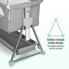 Bassinet for Babies Large Volume and Mobile with Storage Basket Bedside Sleepers for 0 to 6 Months Baby Infants