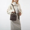 PU Square Compact Shoulder and Crossbody Bags Zipper Unique Design High Quality Hand Bags for Women 2025 Designer Style Bolso