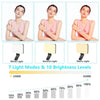 LED Selfie Light 60 High-quality LED Beads 2200mAh Rechargeable CRI 97+, 7 Light Modes Portable on Light for Phone/Tablet/Laptop
