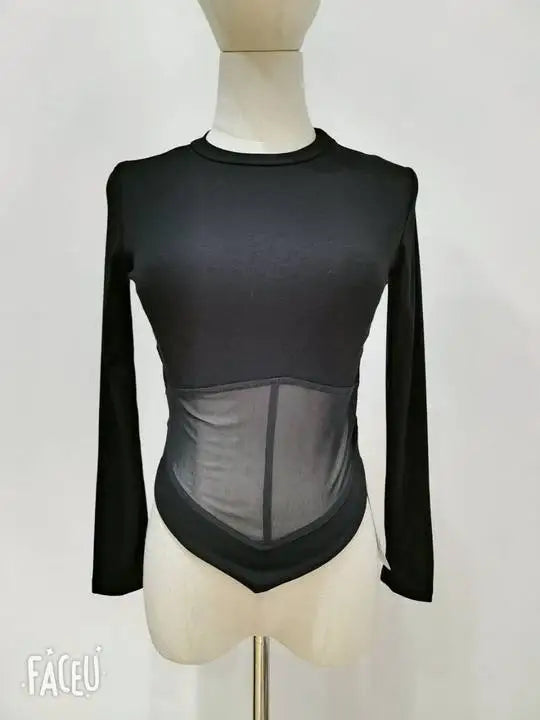 Summer Women T Shirt Girls T-Shirt Woman Clothes Long Sleeve Tops Spring Black Slim Tshirt Female Crop Top Tee Sexy Skinny Y2k