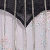 Women's Evening Corset Rhinestone Lace-up Corset Underbust Mesh Bustier Crop Top Bodices Sexy Lingerie Women Body Shaper