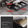 Minimalist Modern Full Bedroom Set Design Dresser Comfy Storage Double Bedroom Set Elegant Black Letto Matrimoniale Furniture