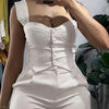 Chic Women Suit Y2k Sexy Two Piece Set Summer Sleeveless Slim Vest And Wide-leg Trouser Sets Elegant Solid Pants Women's Outfit