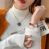 Women's Turtleneck Sweater Winter 2025 Retro Red with Velvet Lining Thickened Inner Wear Thermal Knitting Bottoming Shirt
