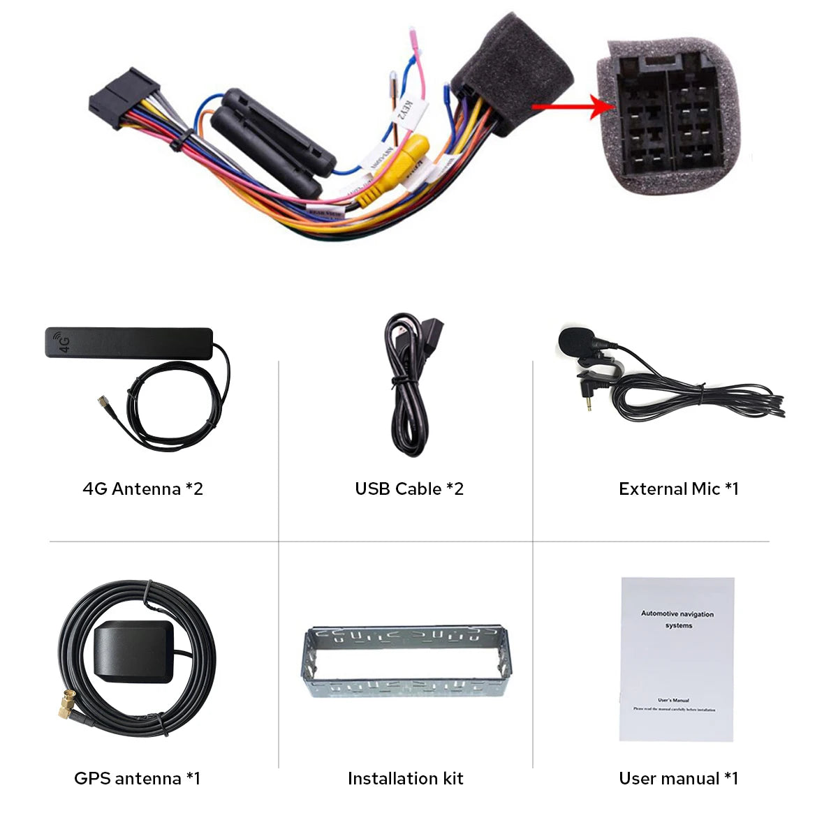 JOYING 10.1" 11.6" 13.3" 15.1"Android Car Radio Stereo Multimedia Player Head Unit Built In Carplay With Manual Rotatable Screen