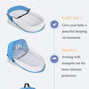 Baby Bed Folding Portable Baby Crib with Net and Awning Baby Nest Portable Baby Bed for Camping Infant Bed Bassinet for Baby